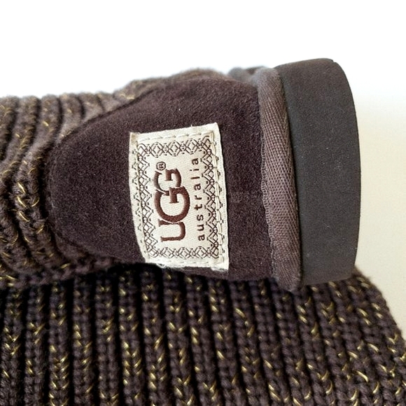 UGG Classic Cardy Convertible Wool Gold Trim Boots - Picture 6 of 14